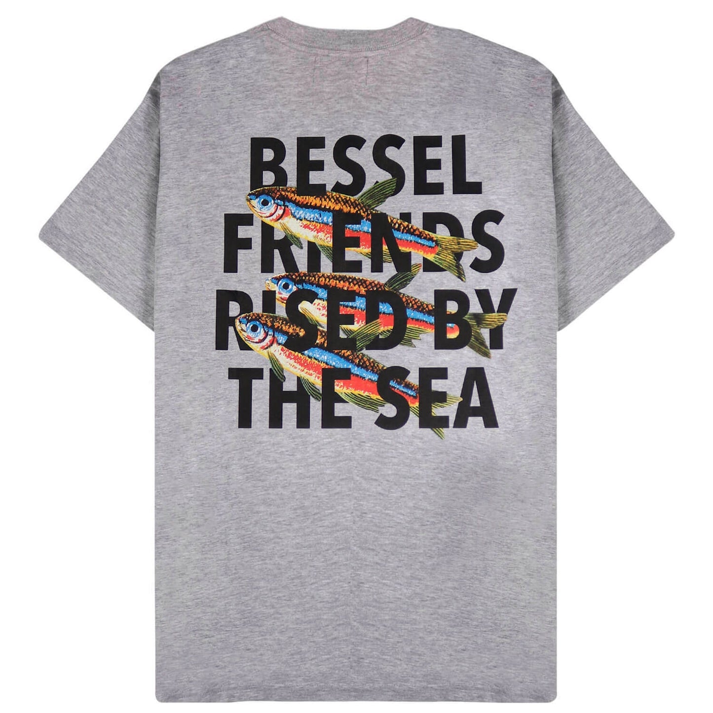 BY THE SEA TEE GREY
