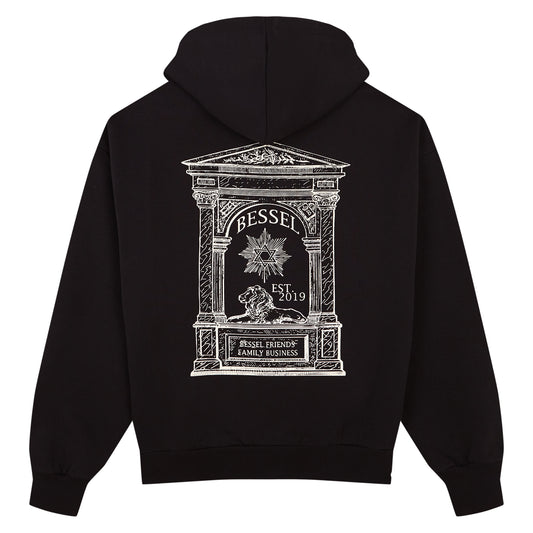 TEMPLE DOOR HOODIE BLACK