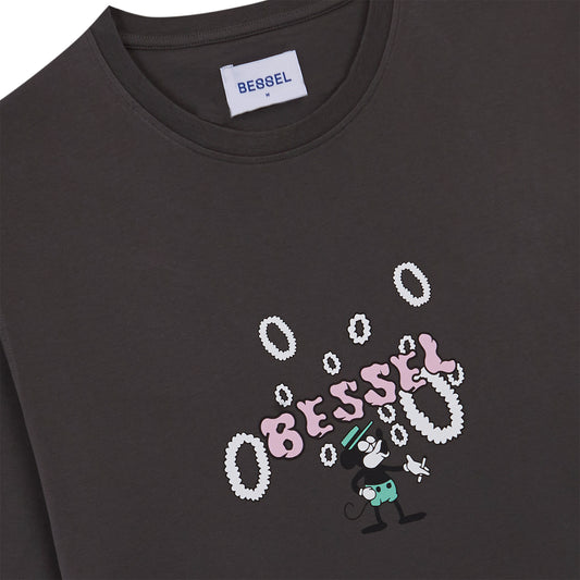 SMOKEMOUSE TEE DARK GREY