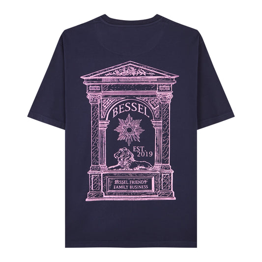 TEMPLE DOOR TEE NAVY