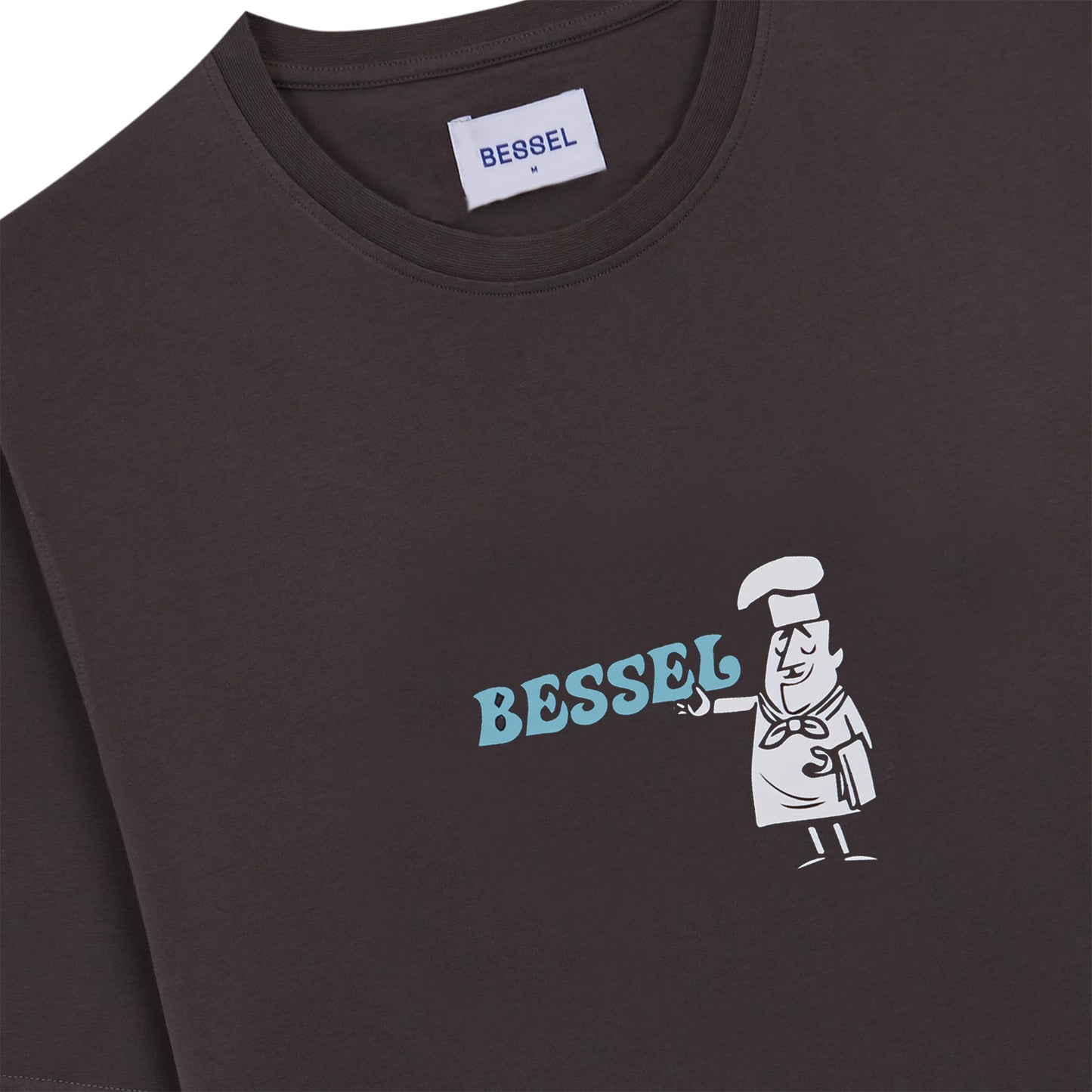 PIZZAIOLO TEE DARK GREY