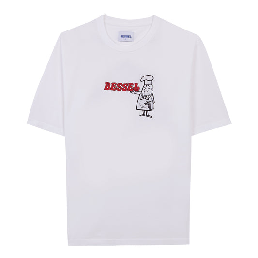PIZZAIOLO TEE WHITE
