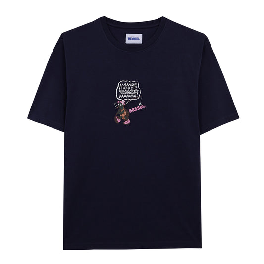 CRAZY TORTLE TEE NAVY