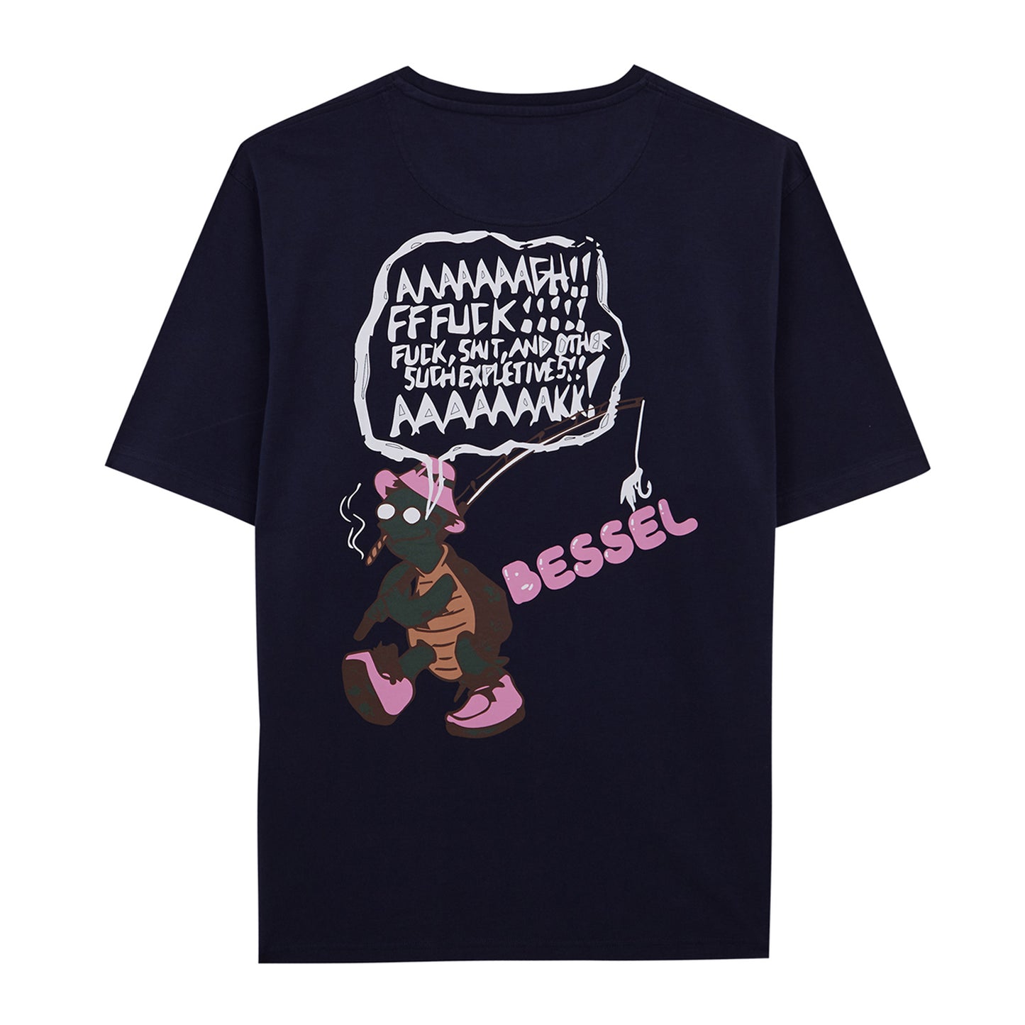 CRAZY TORTLE TEE NAVY