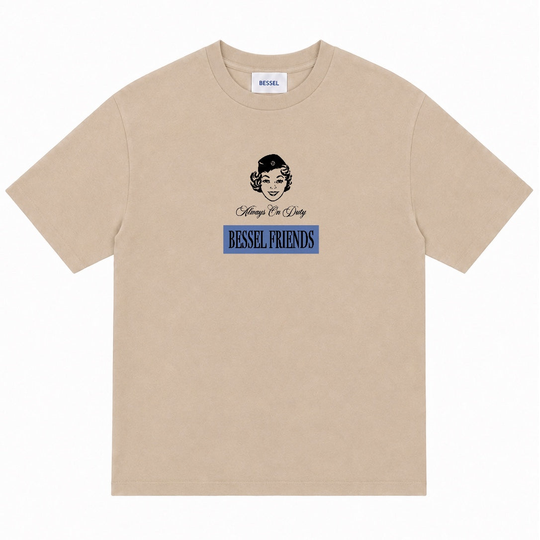 ALWAYS ON DUTY TEE SAND