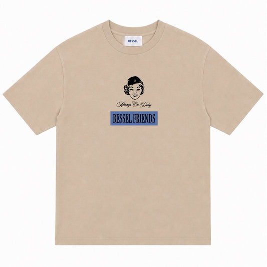 ALWAYS ON DUTY TEE SAND