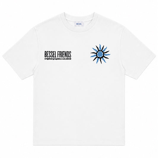 SPIRAL SUN TEE WHITE