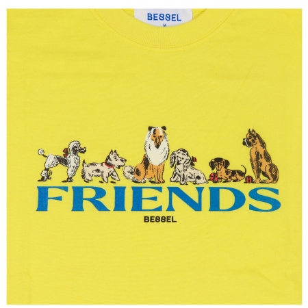 DOGS FRIENDS YELLOW