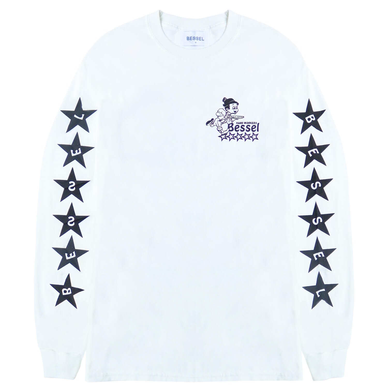 Camiseta Hardworker L/S White | Besselfriends