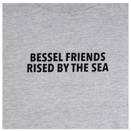 BY THE SEA TEE GREY