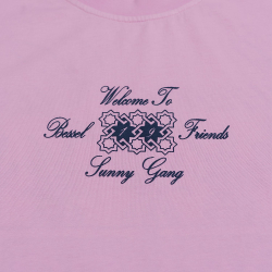 WELCOME TEE PINK