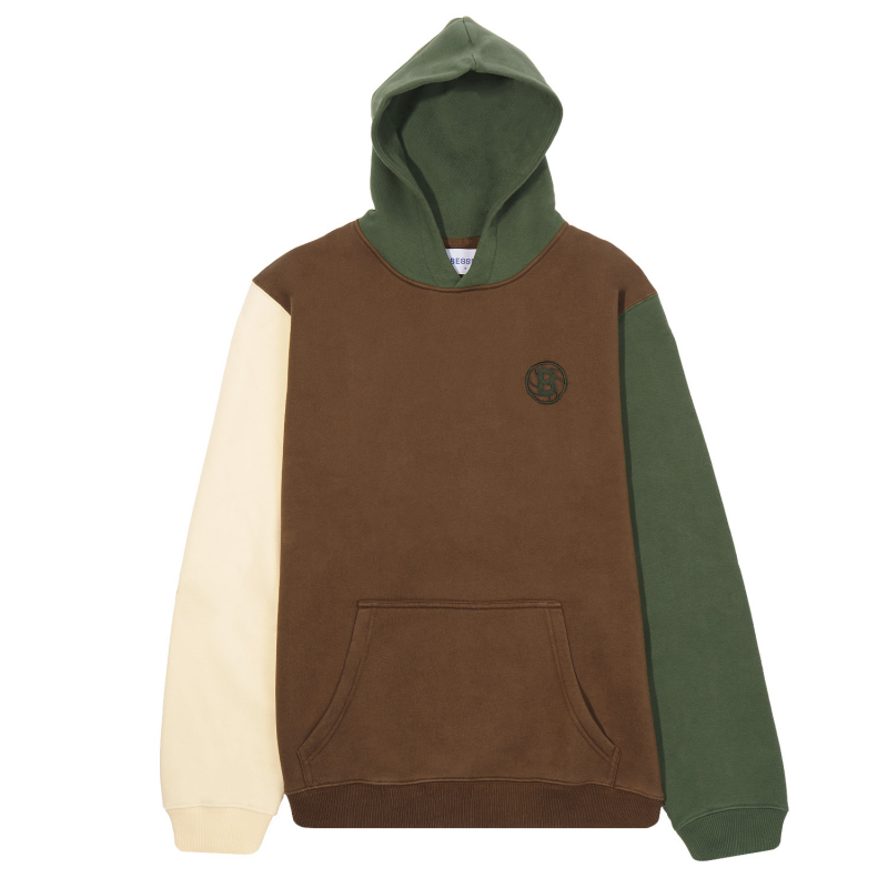 PATCH HOODIE BROWN