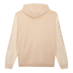 LOGO ZIP HOODIE BEIGE