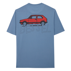 GTBESSEL TEE METAL BLUE