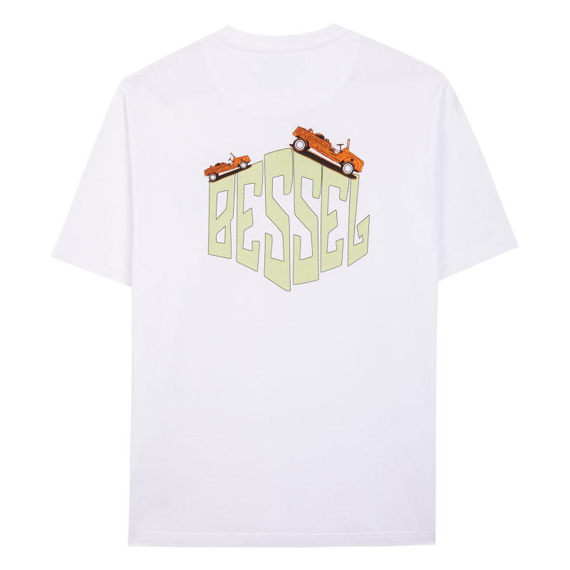 ISLAND CAR TEE WHITE