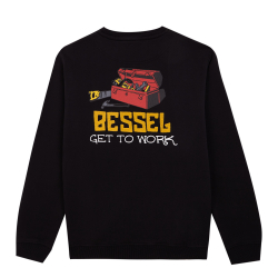 GET TO WORK CREWNECK BLACK