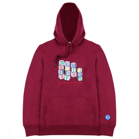 NEVER STOP PLAYING HOODIE CHERRY | Bessel