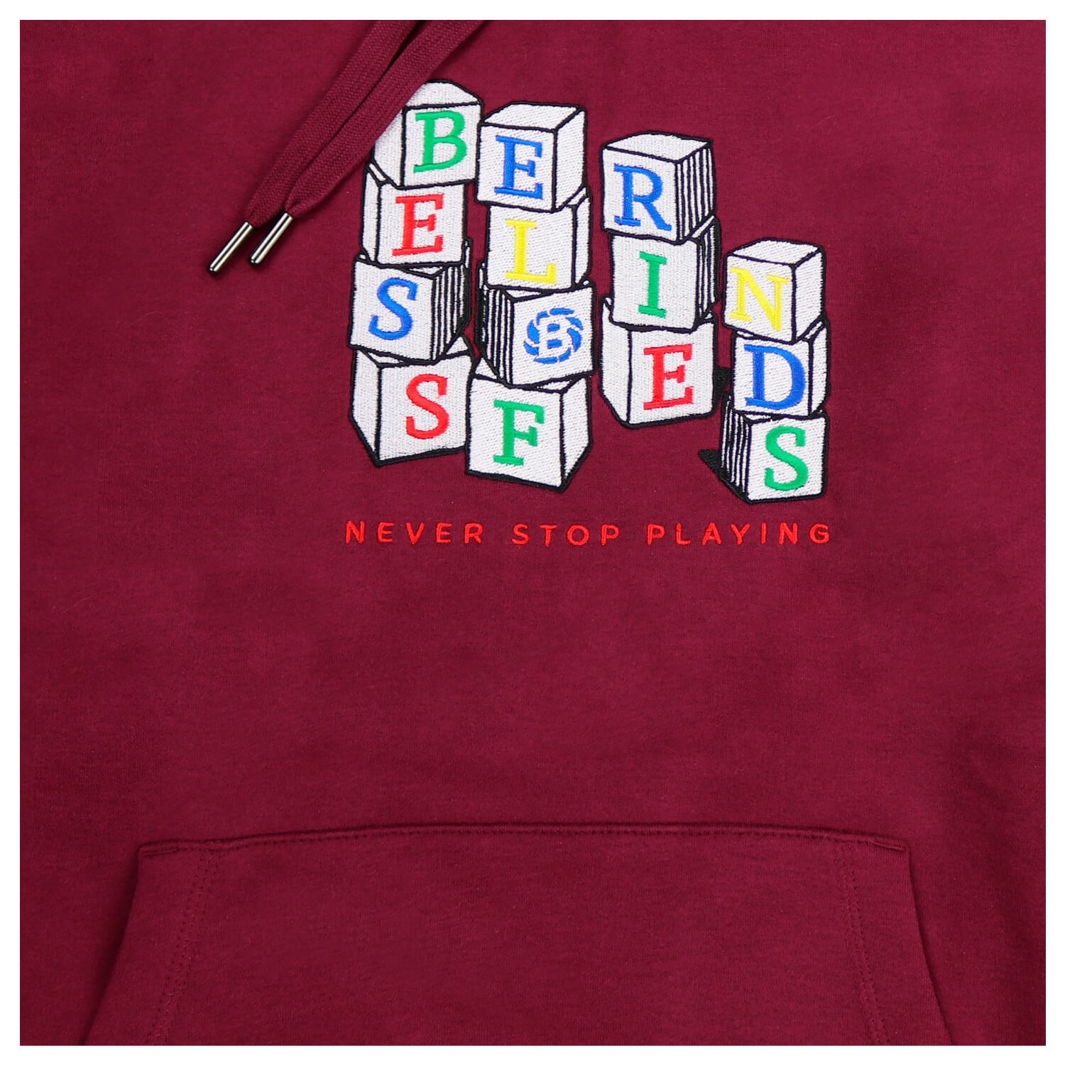 NEVER STOP PLAYING HOODIE CHERRY | Bessel