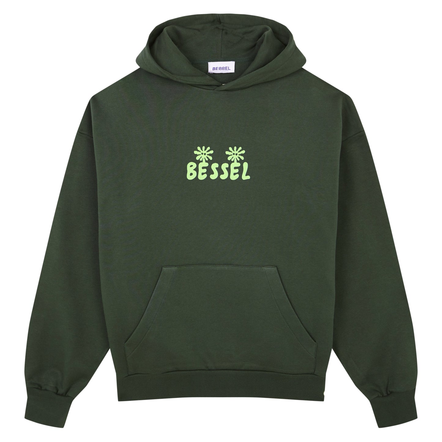 CRAZY HANDS HOODIE GREEN