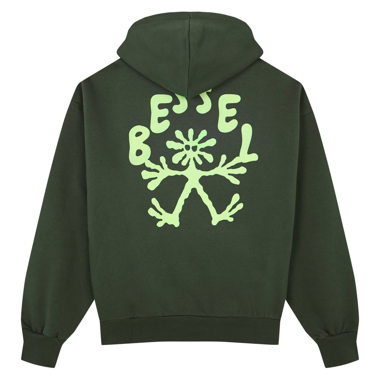 CRAZY HANDS HOODIE GREEN