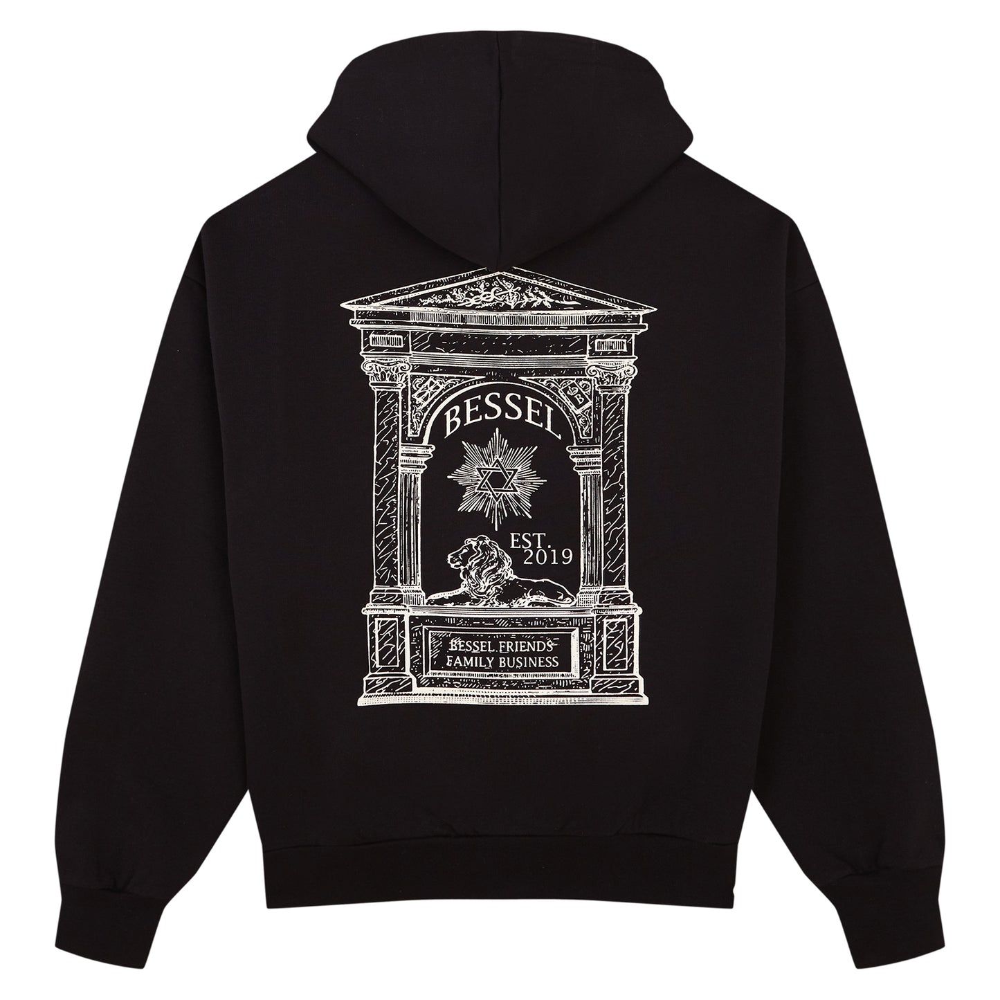TEMPLE DOOR HOODIE BLACK