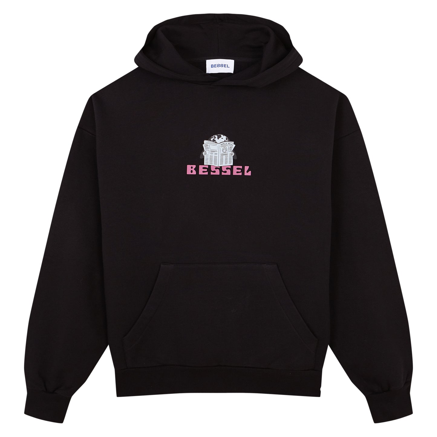 HEALTHY PLANET HOODIE BLACK