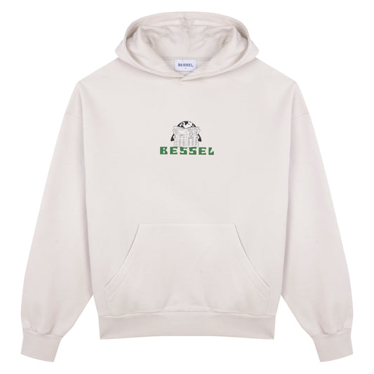 HEALTHY PLANET HOODIE GREY