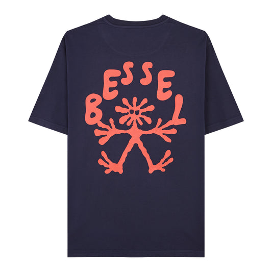 CRAZY HANDS TEE NAVY