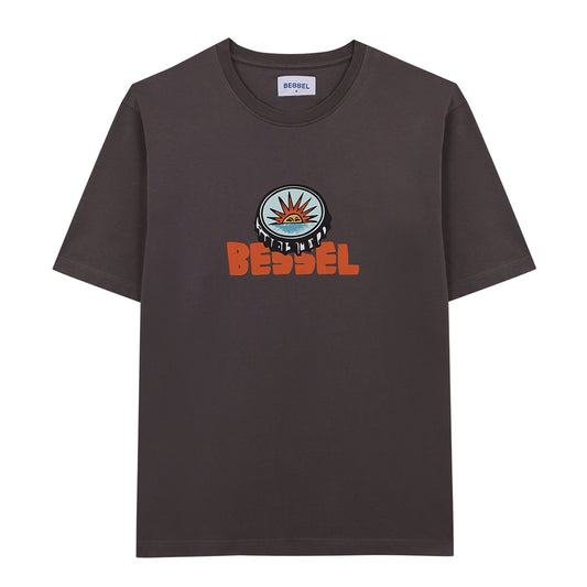 TIME OF WORK TEE DARK GREY