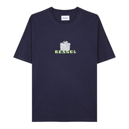 HEALTHY PLANET TEE NAVY