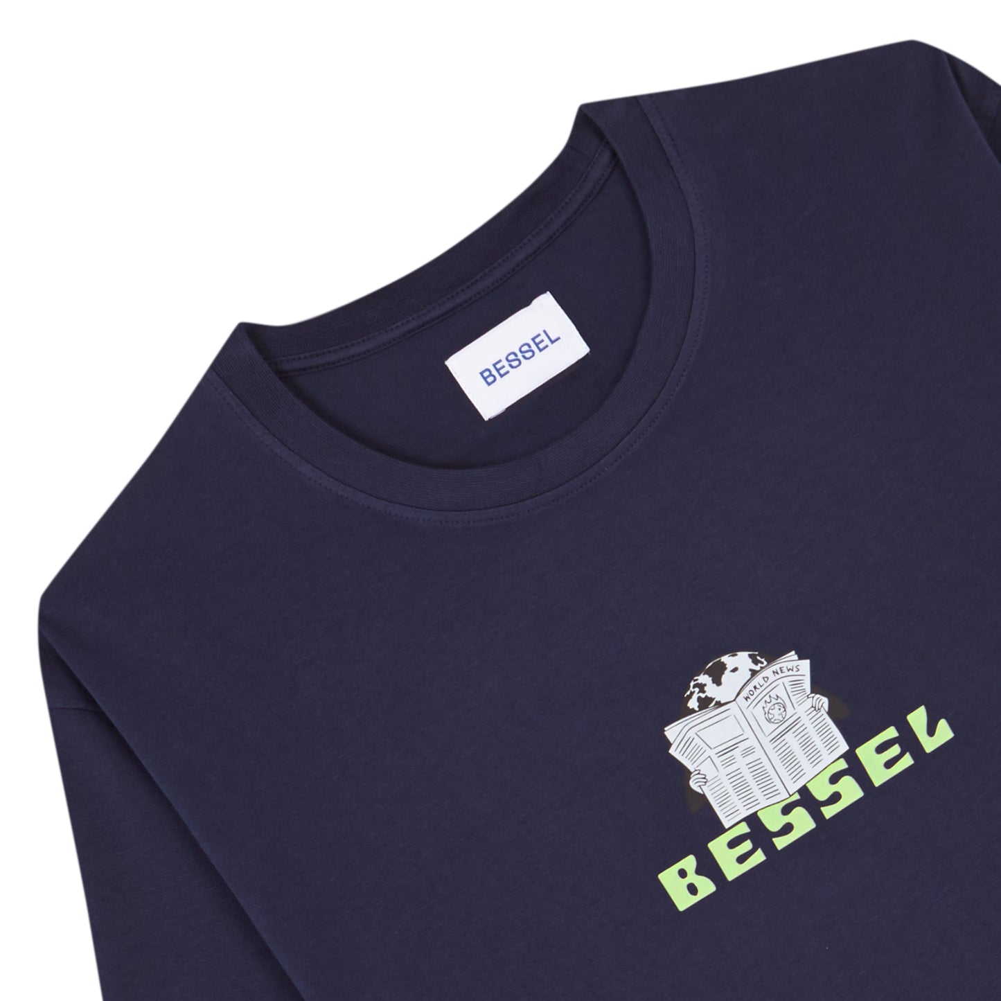 HEALTHY PLANET TEE NAVY
