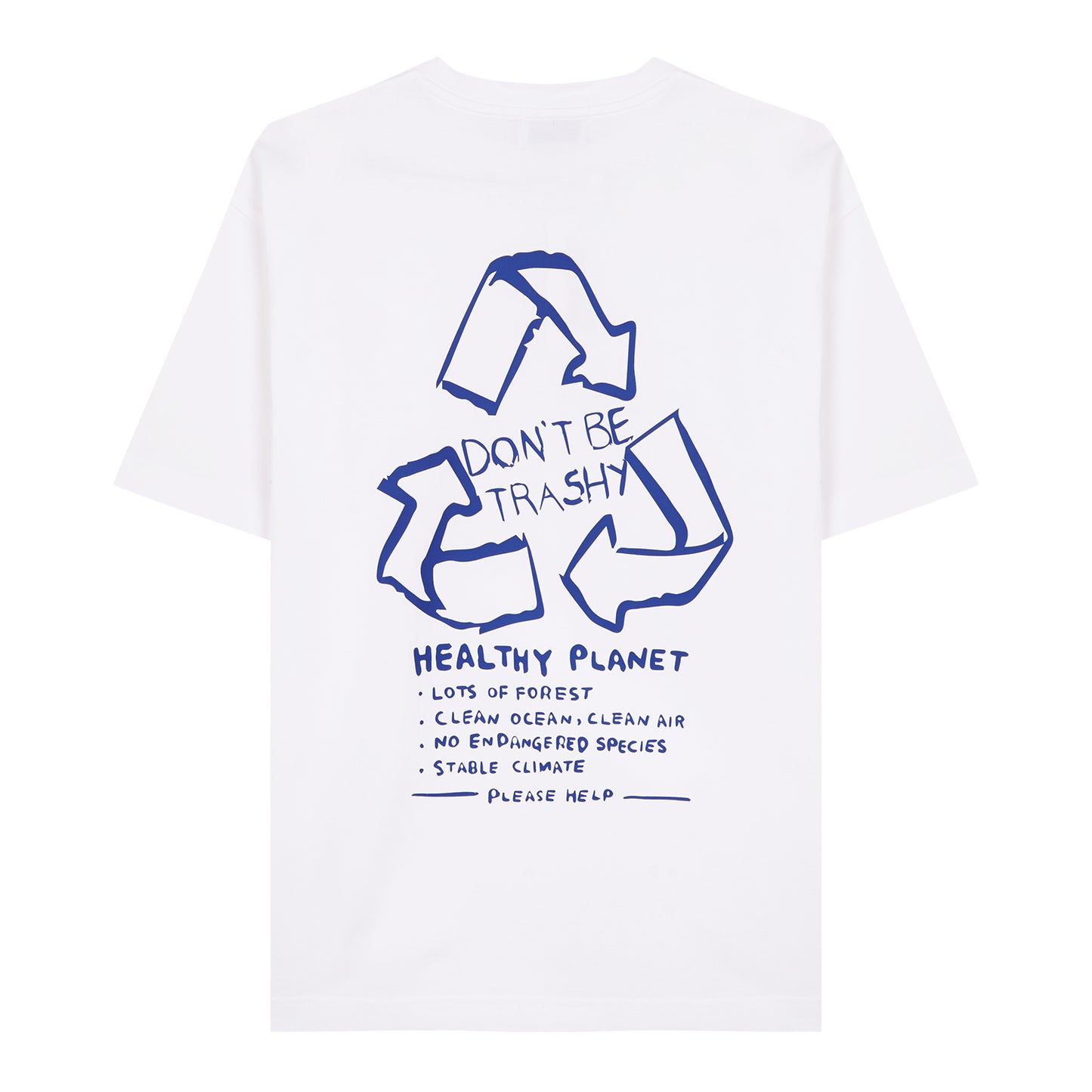 HEALTHY PLANET TEE WHITE