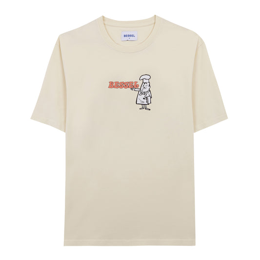 PIZZAIOLO TEE  CREAM