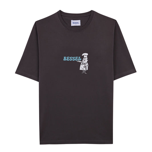 PIZZAIOLO TEE DARK GREY