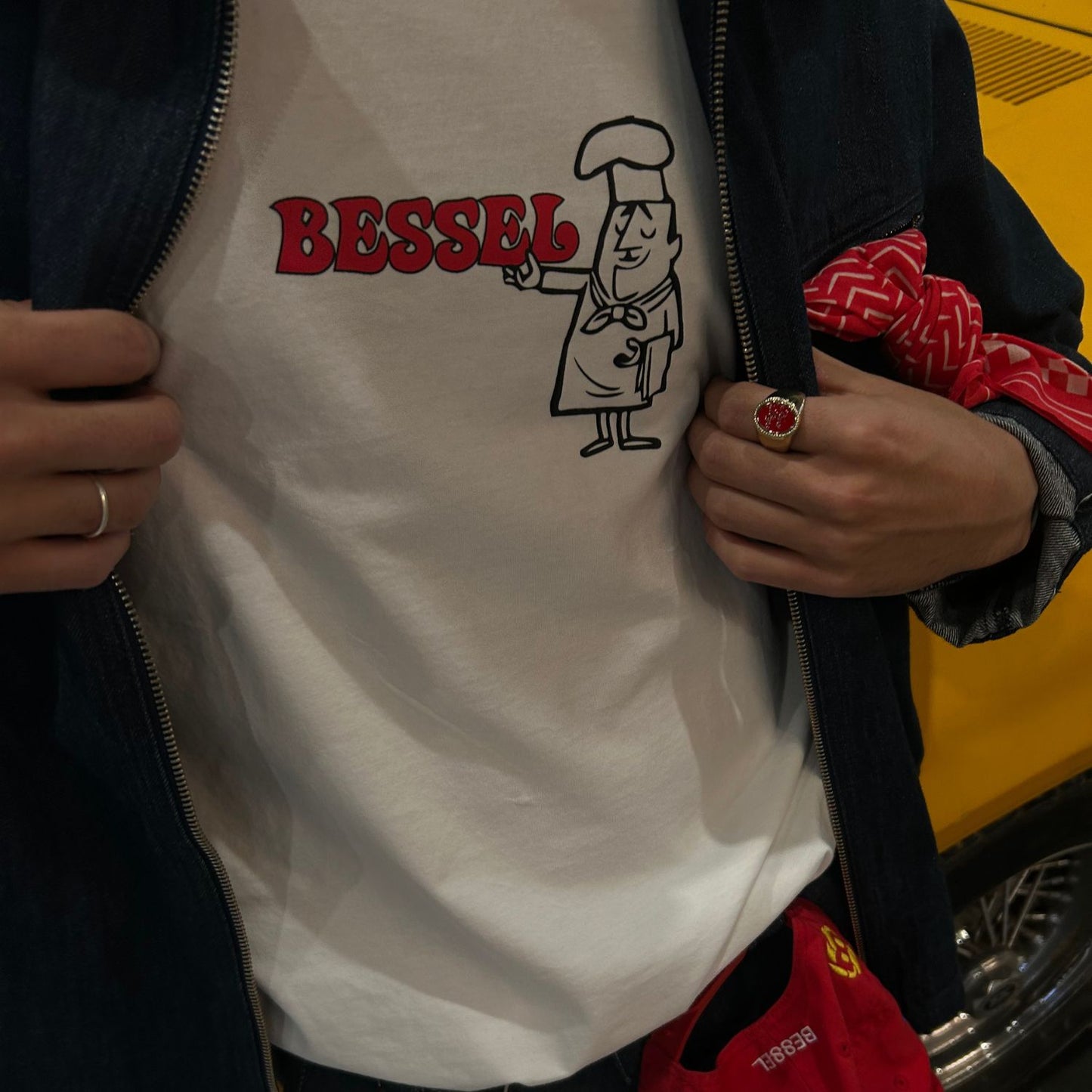PIZZAIOLO TEE WHITE