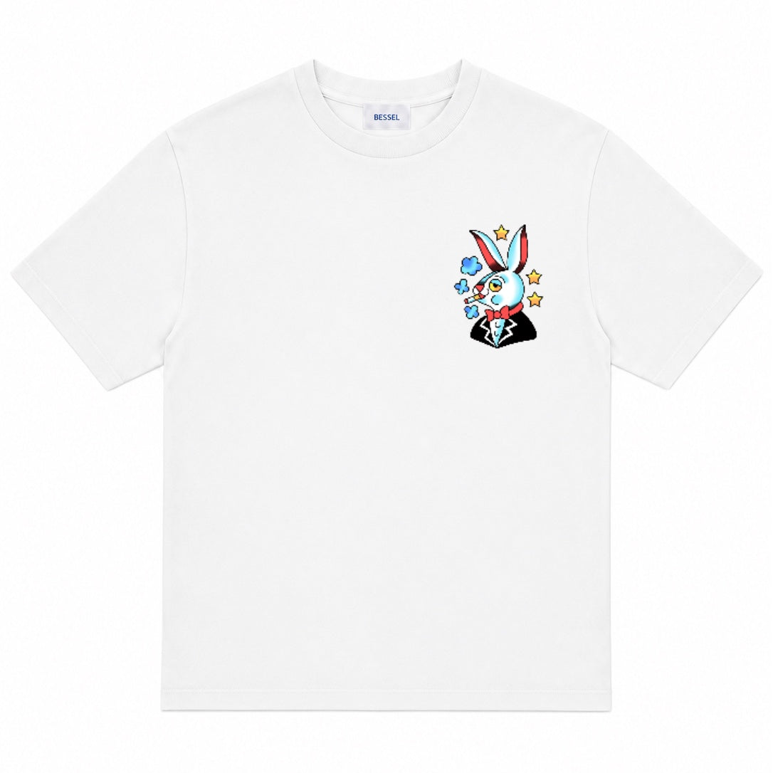 GANGSTER RABBIT TEE WHITE