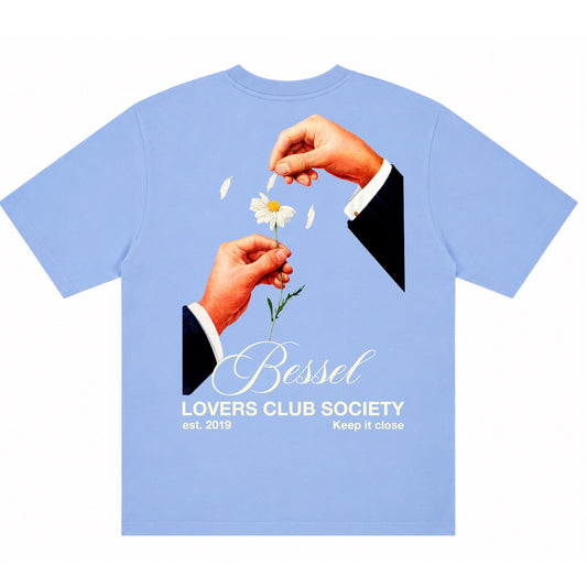 LOVERS CLUB SOCIETY TEE DUSTY BLUE