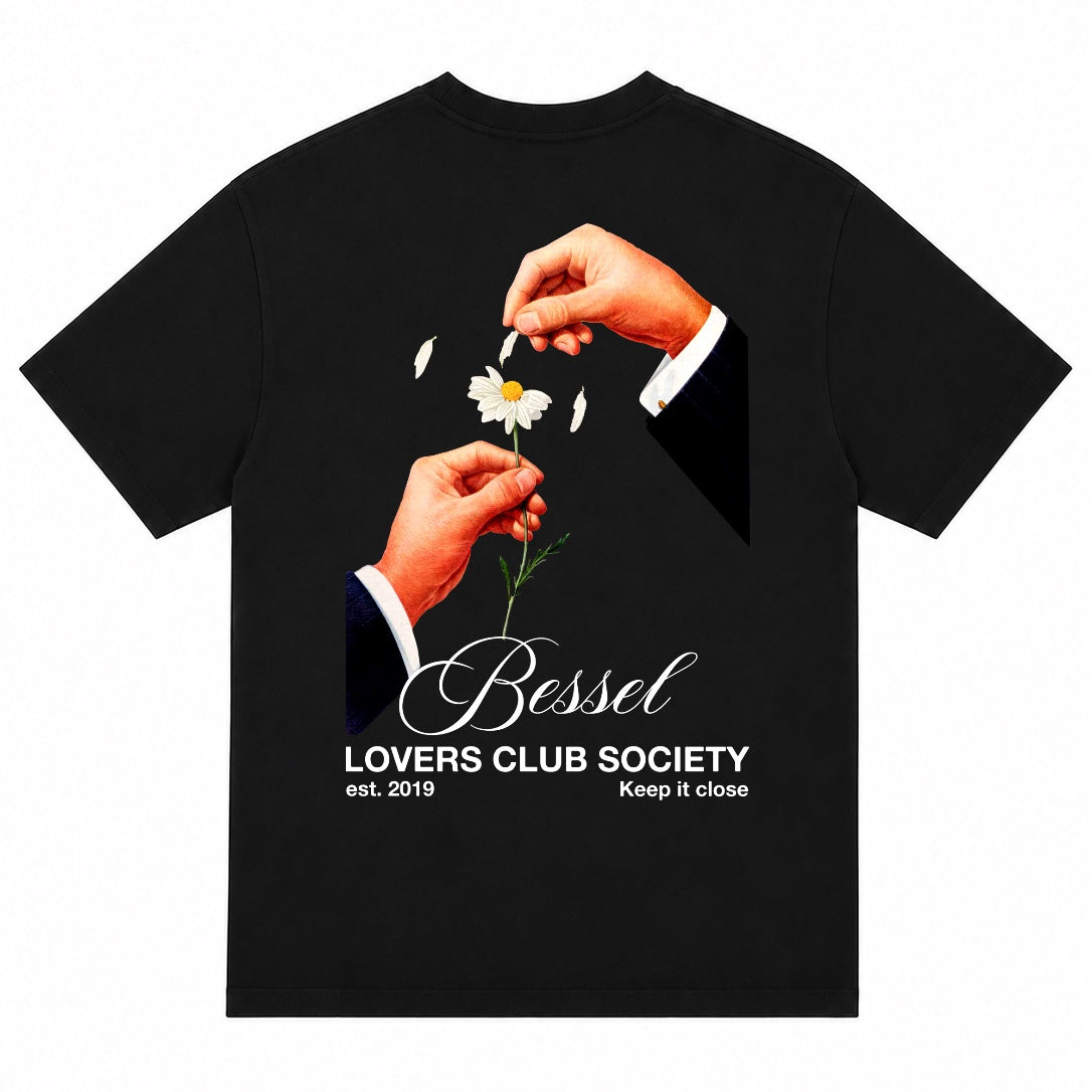 LOVERS CLUB SOCIETY TEE BLACK