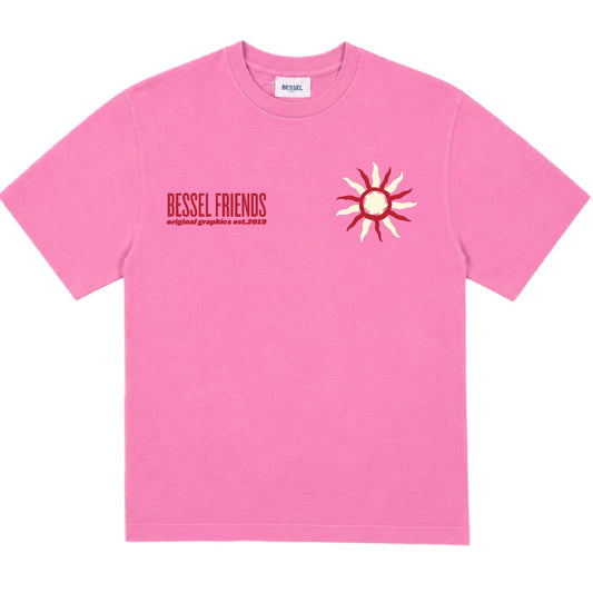 SPIRAL SUN TEE PINK STONE