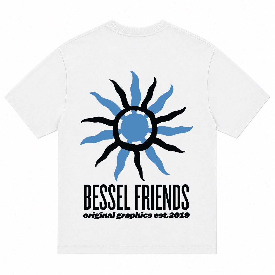 SPIRAL SUN TEE WHITE