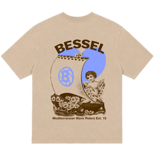 WAVE RIDERS TEE SAND