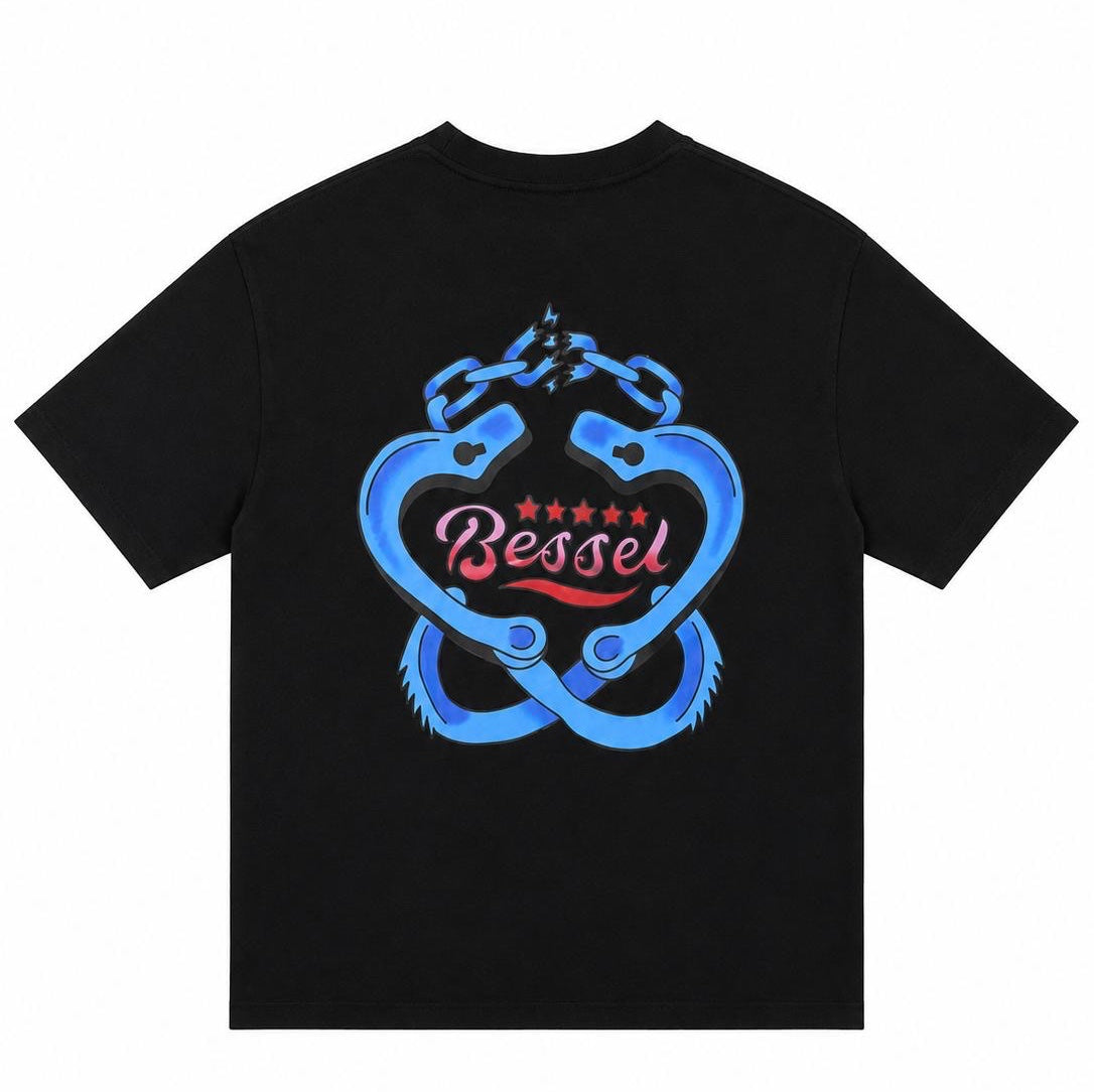 BESSEL PARADAISE TEE BLACK