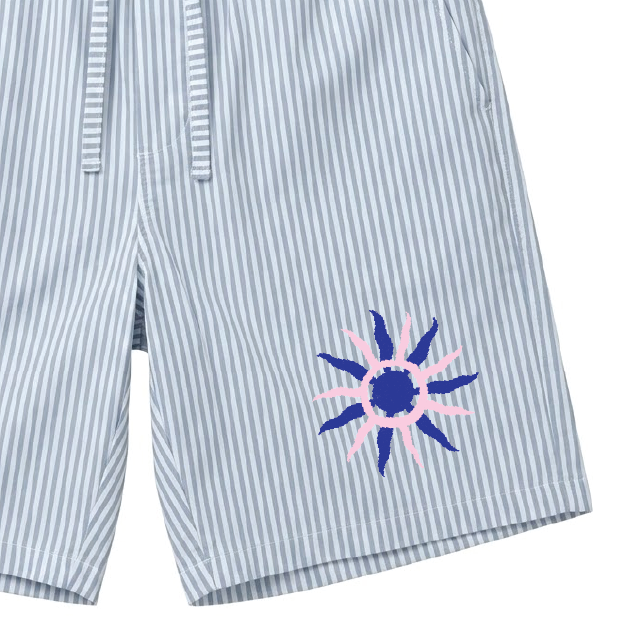 SPIRAL SUN SHORTS STRIPES